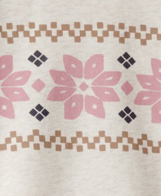 Girls' Toddler 2T-5T Day Dream Fleece Fairisle Long-Sleeve Top and Pants, 2-Piece Set