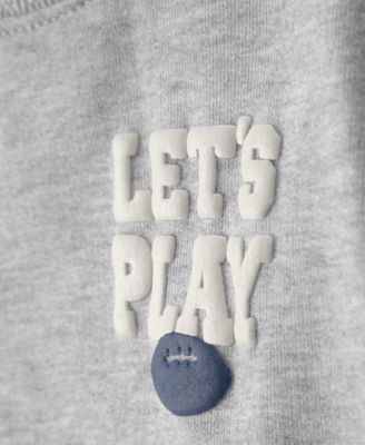 Boys' Toddler 2T-5T Varsity Long-Sleeve Sweatshirt and Pants, 2-Piece Set