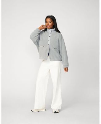 Women's Cozy Sherpa Stand Collar Jacket