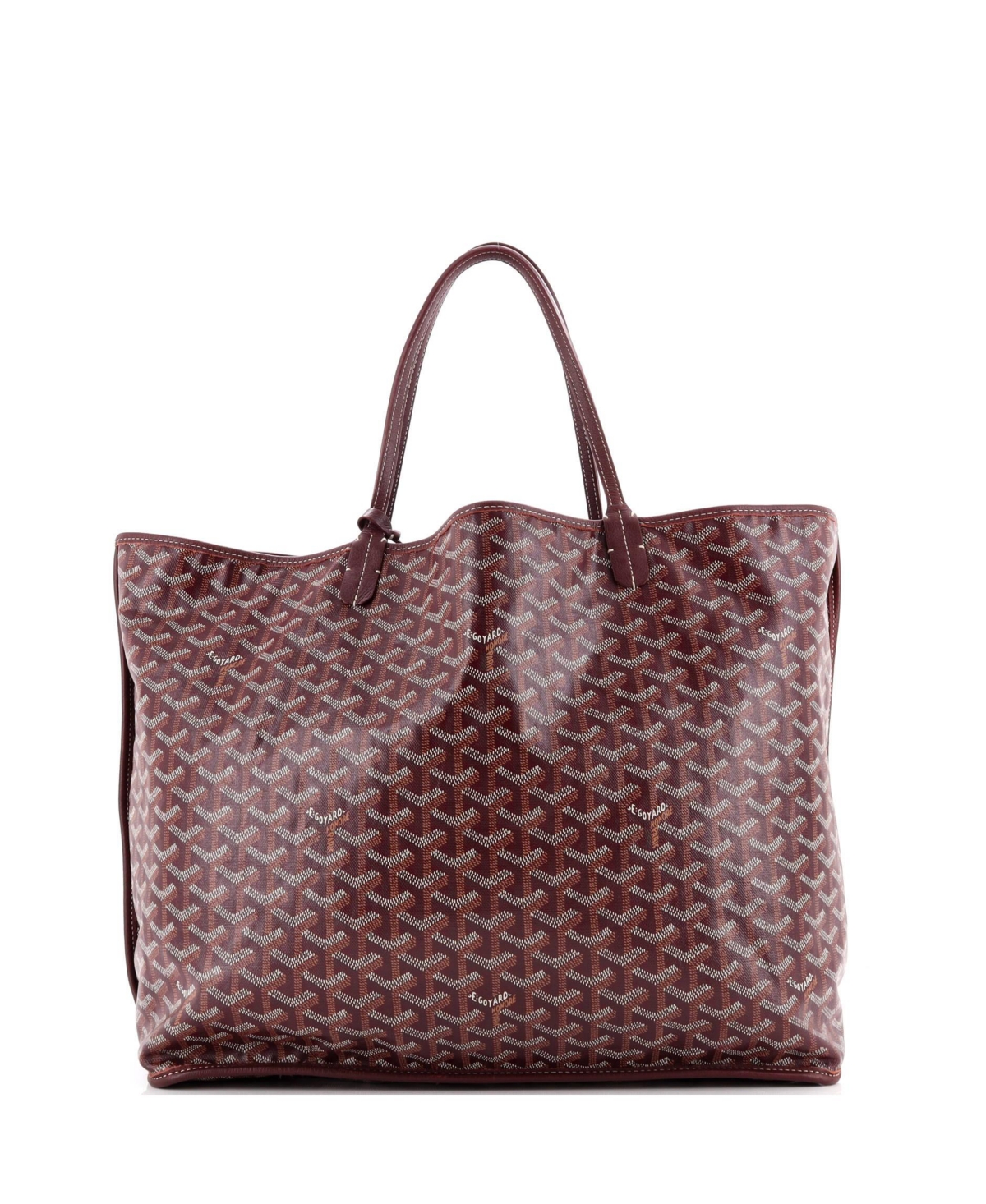 Pre-Owned Goyard Gm Anjou Reversible Tote Coated Canvas