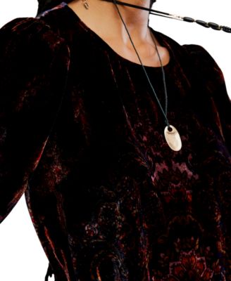 Women's Maye Printed Crewneck Tunic Top