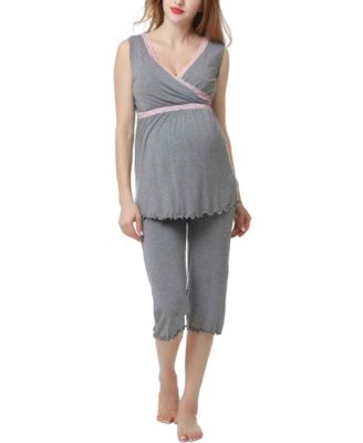 Maternity kimi + kai Nursing 2-Piece Pajama Set