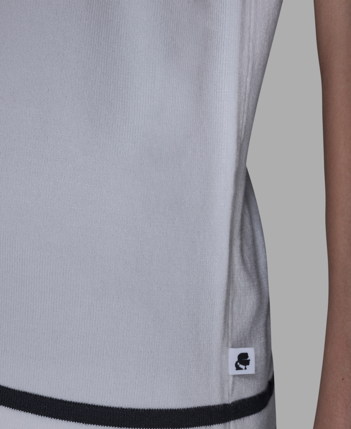 Karl Lagerfeld Women's Short-sleeve Sweater In White