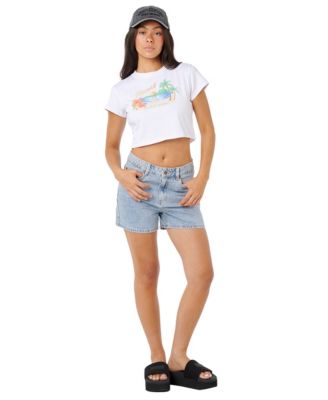 Women's Aloha Printed Baby Pull-On T-Shirt