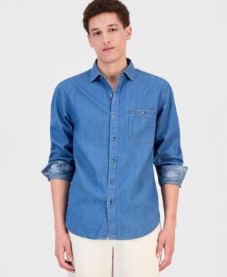 Men's Wild Indigo Plaid Shirt