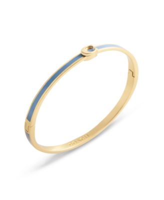 Gold-Tone Signature C Enamel Bangle Bracelet