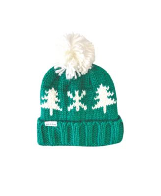 Boys Evergreen Bobble Hat
