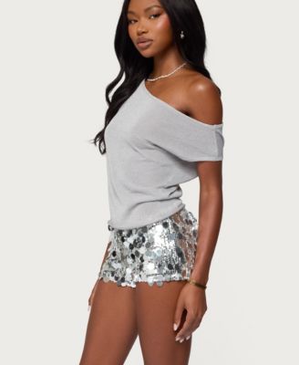 Women's Holly Glitter Off Shoulder Top