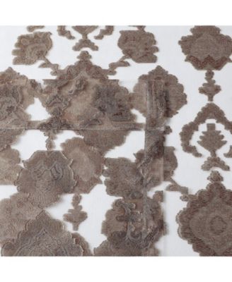 Moroccan Accents 1 Piece Rod Pocket Clipped Elegant Sheer Curtain Panel