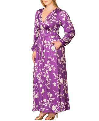 Plus Size Kelsey Long Sleeve Maxi Dress