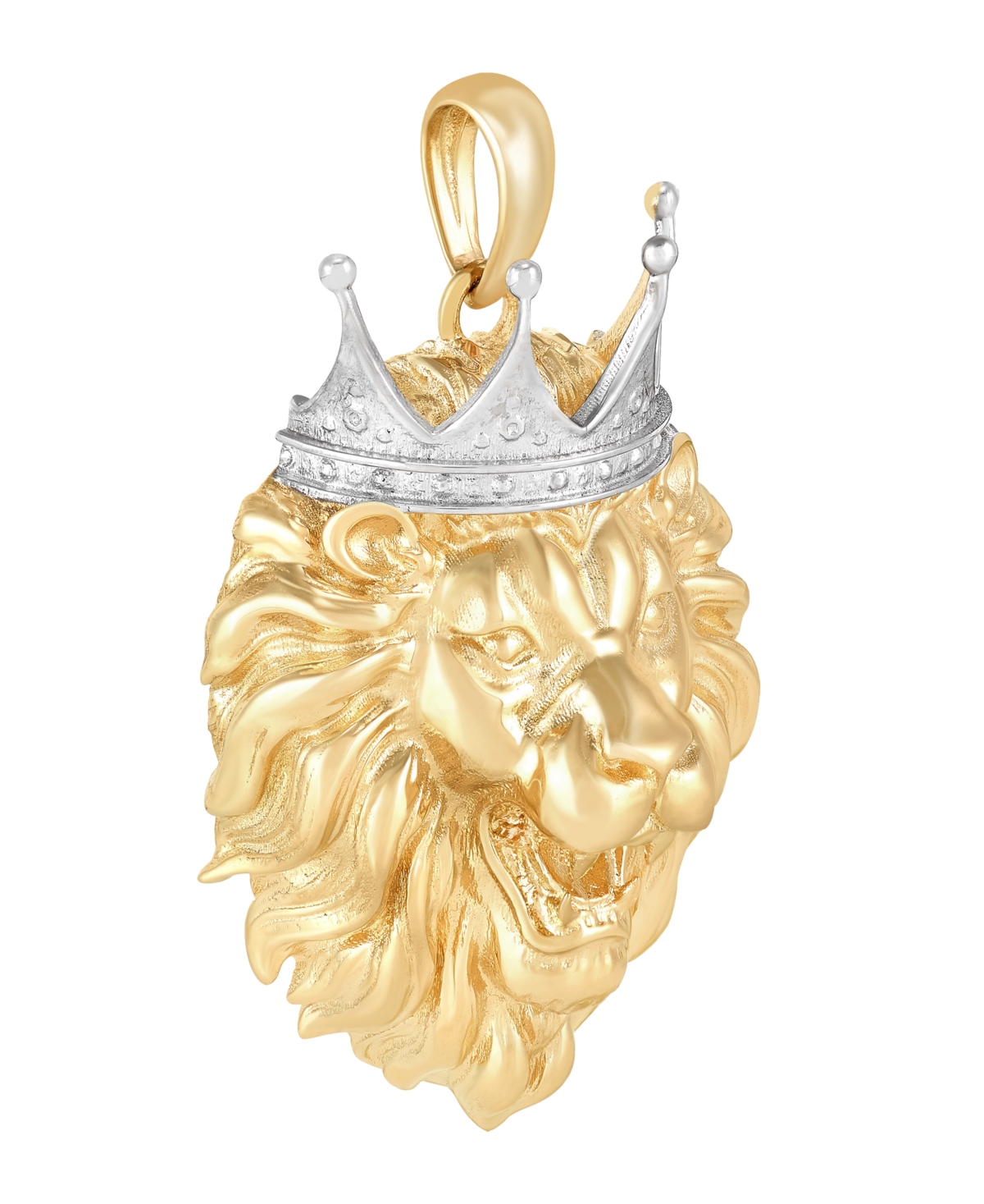 Macy's Lion Head Pendant in 10K Yellow Gold