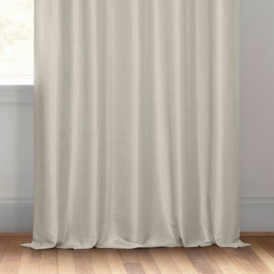 Vintage Textured Faux Dupioni Silk Blackout Curtain