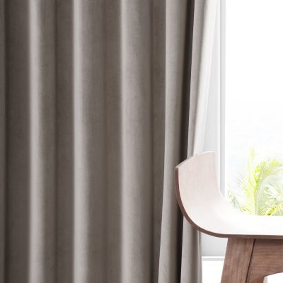 Signature Plush Velvet Hotel Blackout Curtain