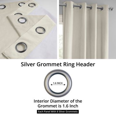 Grommet Signature Velvet Blackout Curtain