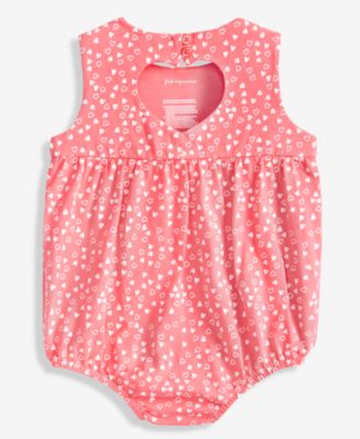 Baby Girls Mini Hearts Sunsuit, Macy's Exclusive