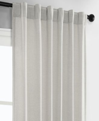 Simply Faux Linen Light Filtering Curtain Pair (2 Panels)
