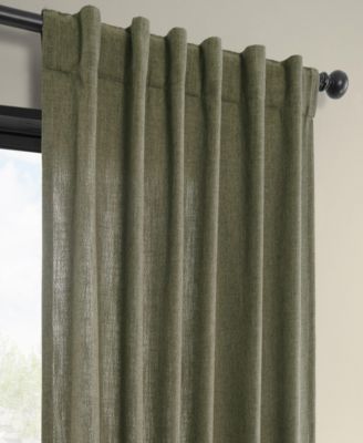 Simply Faux Linen Light Filtering Curtain Pair (2 Panels)