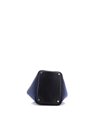 PM Picotin Lock Bag Felt with Leather