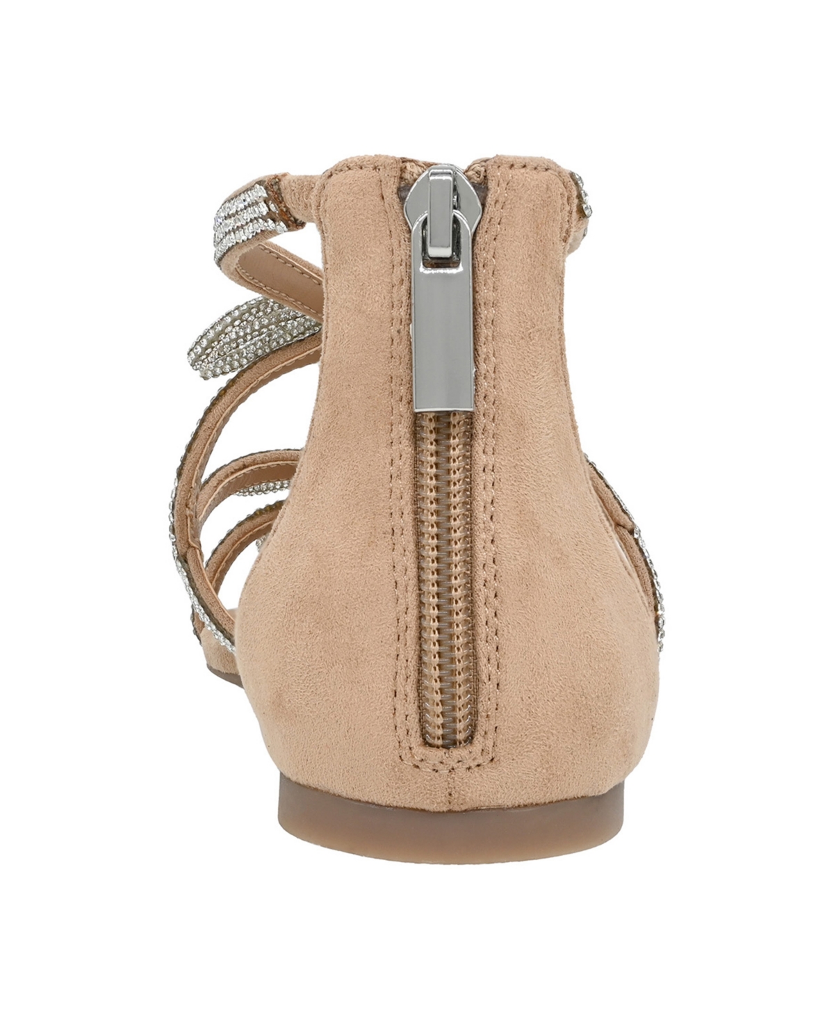 Inc International Concepts Women's Gellisaa Almond Toe Flat Sandals, Macy's Exclusive In Burgundy