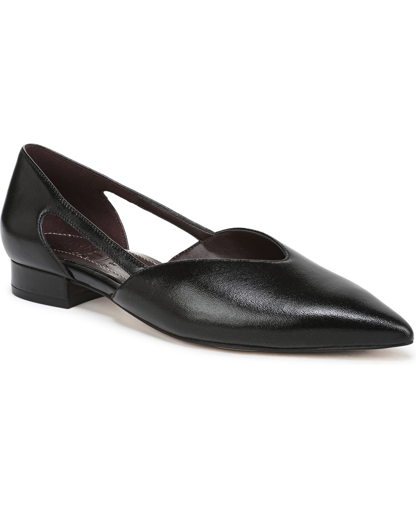 Женские балетки 27 EDIT Naturalizer Sydney Pointed Toe Dress Flats, цвет: Чёрный — фото 1