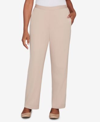 Petite Saratoga Springs Side Seam Pocket Average Length Twill Pants