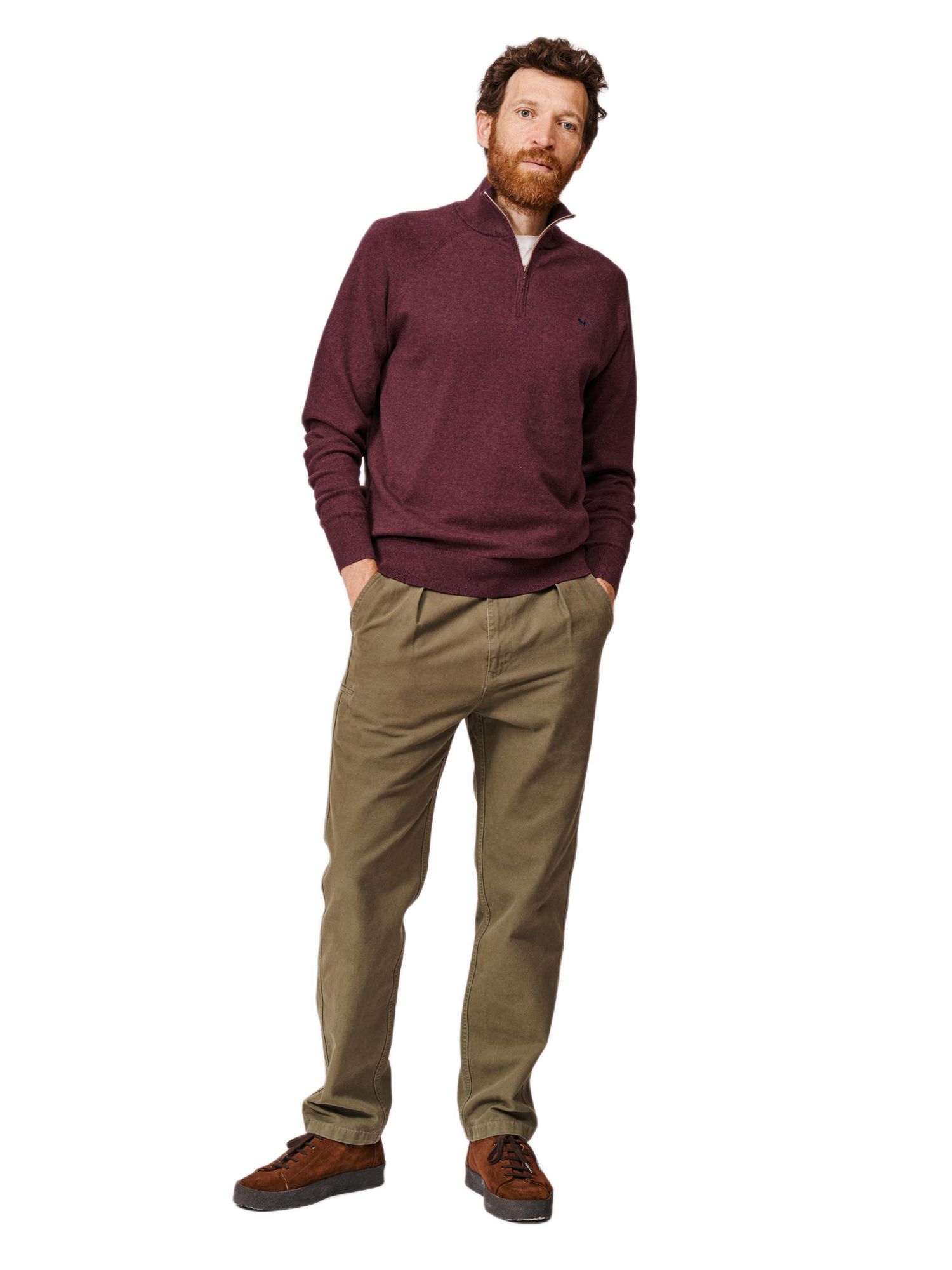 Men's Bonby Zip Neck Sweater