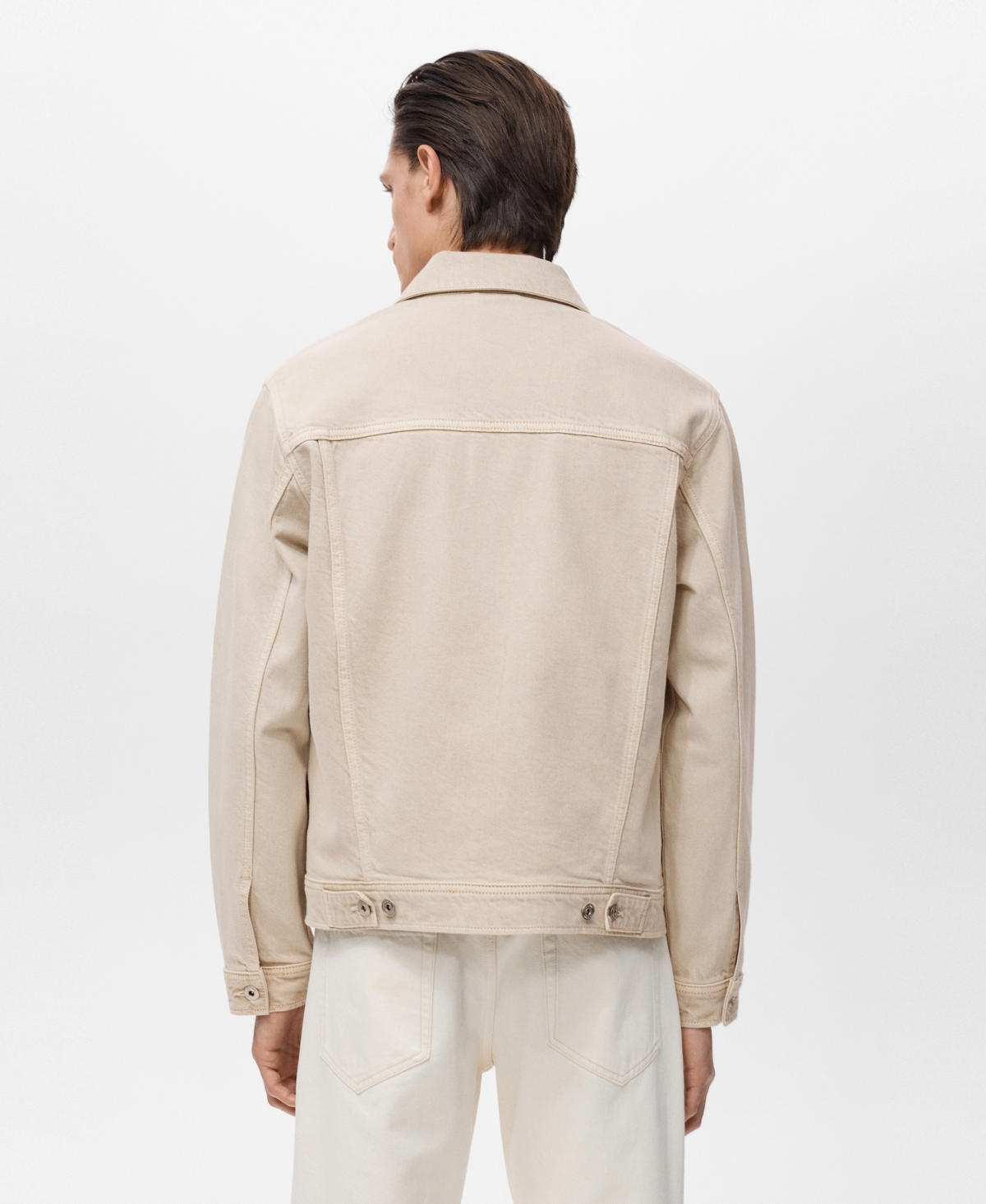 Mango Men's Denim Pockets Jacket