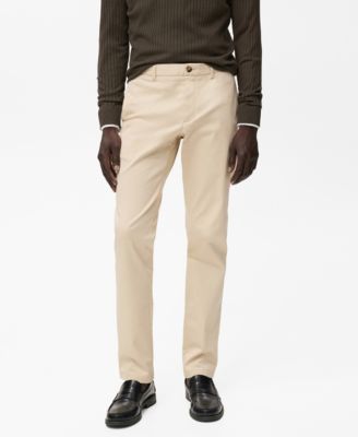 MANGO - Men's Barna Slim-Fit Twill Chino Pants