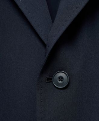 Men's Pockets Slim-Fit Suit Jacket