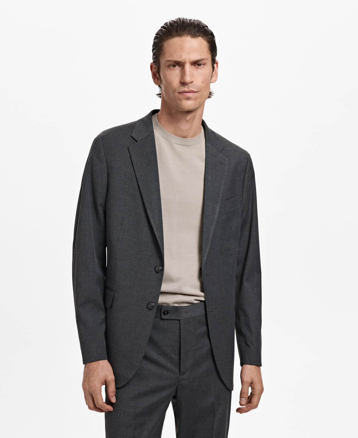 Mango Men's Milan Slim-Fit Suit Blazer