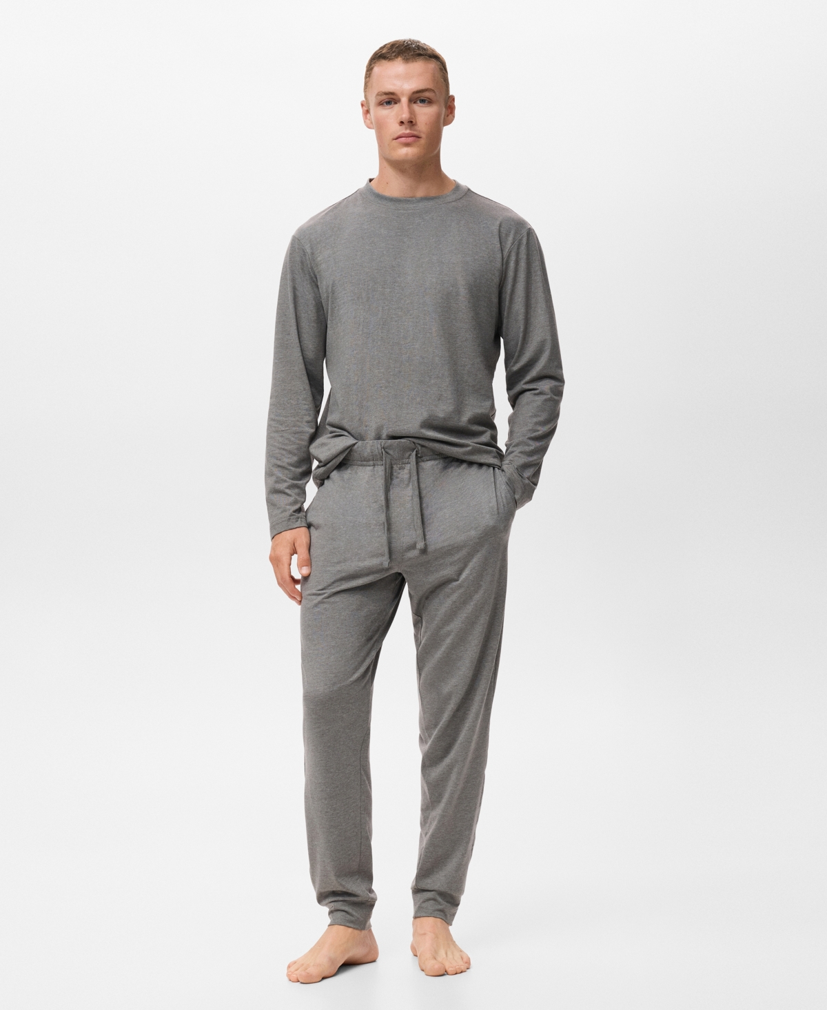 Mango Men's 2-Pack Long Cotton Pajama