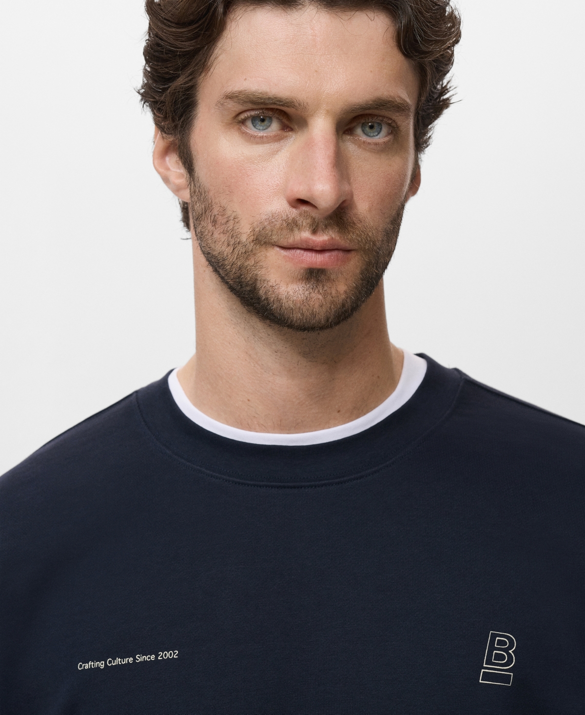 Mango Men's Cotton Text Sweatshirt