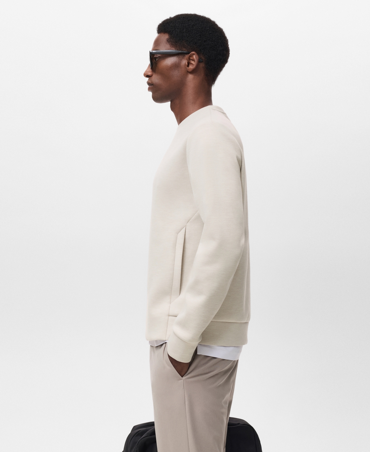 Mango Men's Regular-Fit Thermolite Pocket Sweatshirt