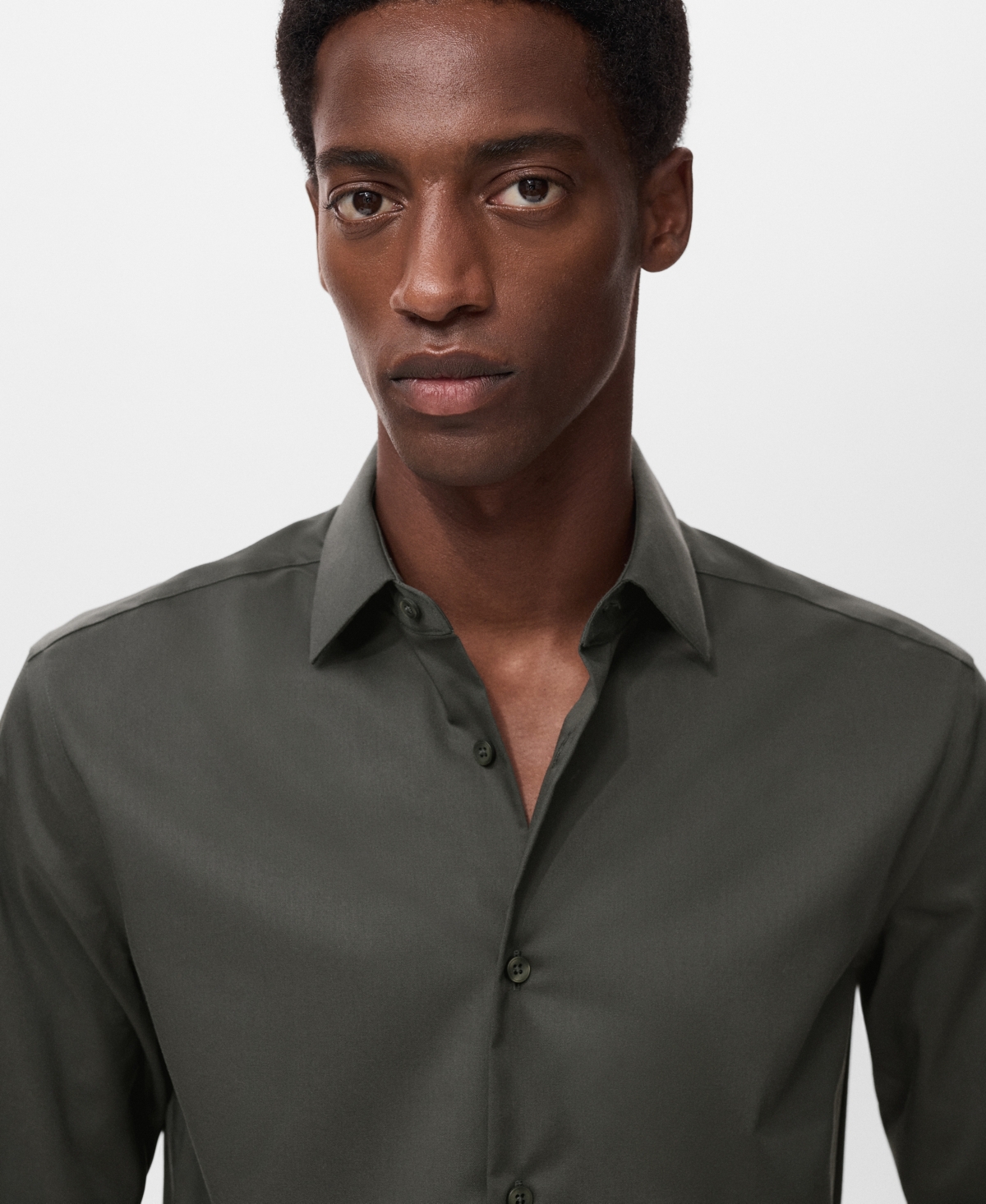 Mango Men's Comfort Stretch Non-Iron Shirt