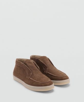 MANGO - Men's Suede Leather Ankle Boots