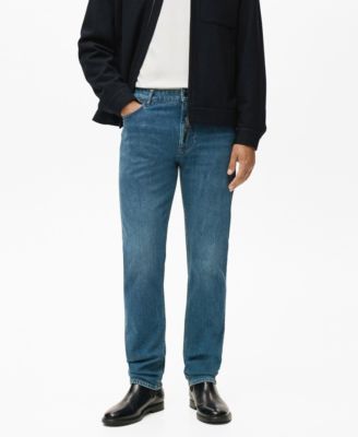 MANGO - Men's Slim Fit Ultra Soft Touch Patrick Jeans