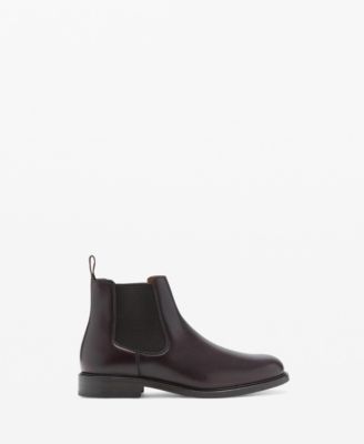 Men's Polished Leather Chelsea Boots