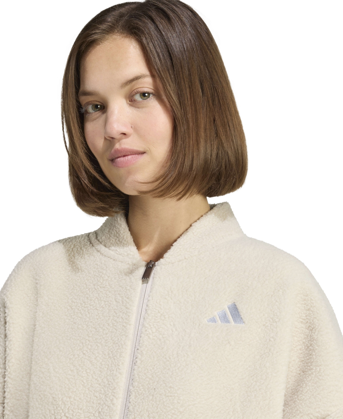 adidas Women's Full Zip Loose Fit Jacket