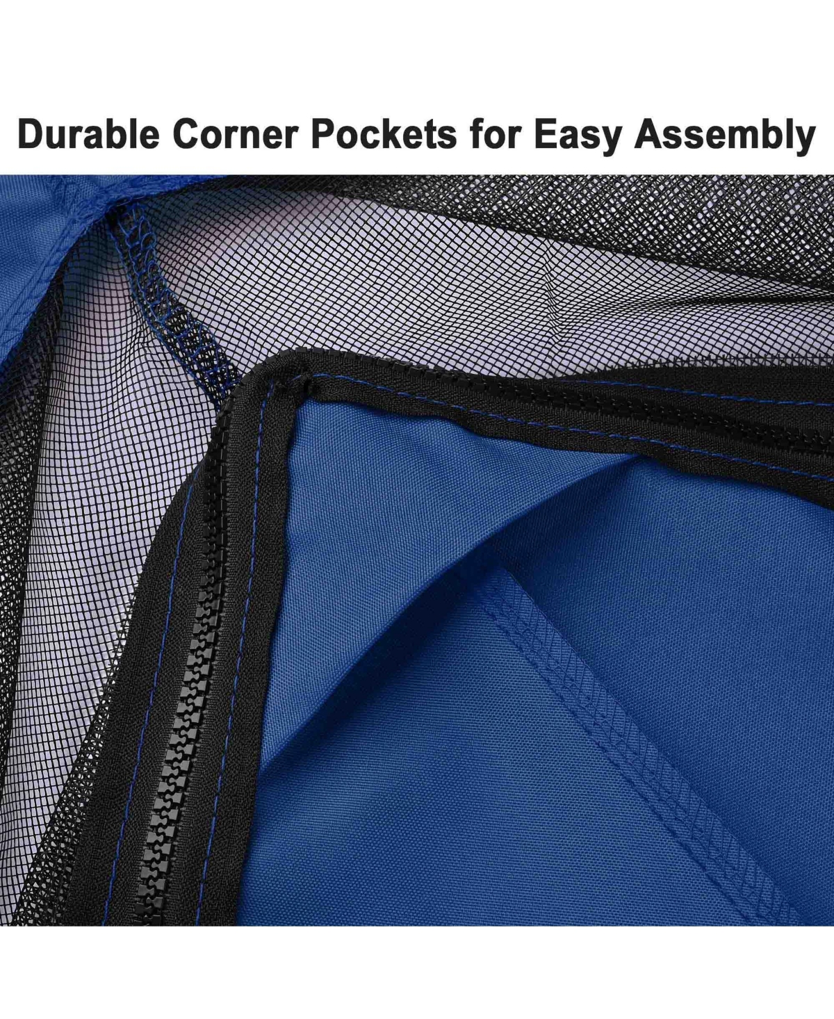 Yescom 8x8Ft 2-Tier Gazebo Top Replacement UV30+ for Dual Tier Outdoor Patio Canopy Cover Party Yard Garden Navy Blue