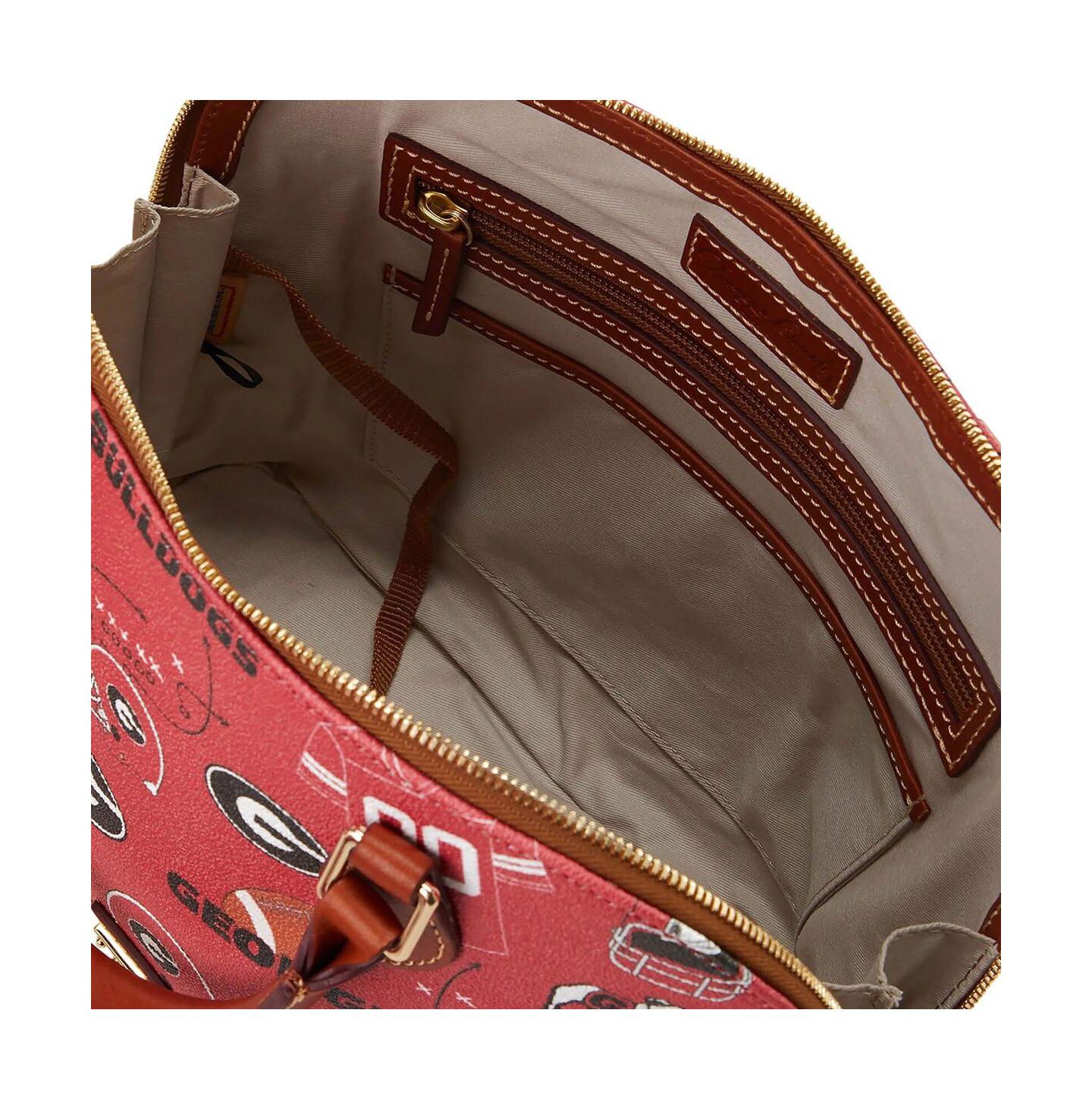Женская сумка Dooney & Bourke Georgia Bulldogs Game Day Zip Zip Satchel — фото 4