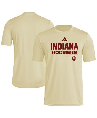 adidas - Men's Natural Indiana Hoosiers 2025 Military Appreciation Pre-Game AEROREADY T-Shirt
