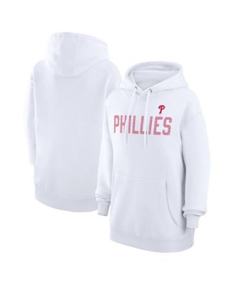 G-III 4Her by Carl Banks - Women's White Philadelphia Phillies Dot Print Pullover Hoodie