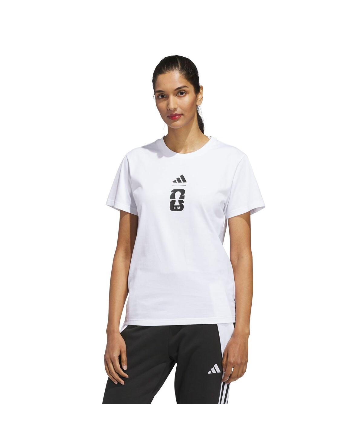 Adidas Women's White 2026 Fifa World Cup Graphic T-Shirt