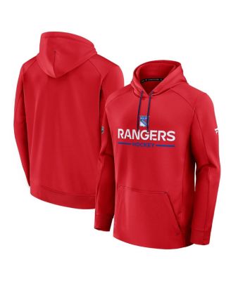 Fanatics - Men's Red New York Rangers Authentic Pro Rink Hoodie
