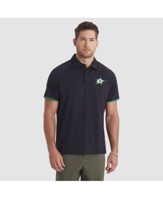 Fanatics - Men's Black Dallas Stars Authentic Pro Rink Raglan Polo