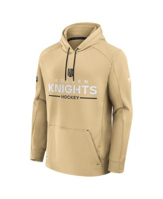 Men's Gold Vegas Golden Knights Authentic Pro Rink Hoodie