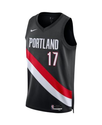 Men's and Women's Shaedon Sharpe Black Portland Trail Blazers Swingman Jersey - Icon Edition