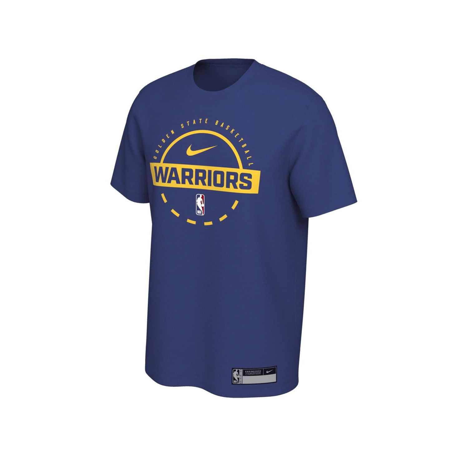 Men's Royal Golden State Warriors 2025/26 On-Court Flare Performance Practice T-Shirt
