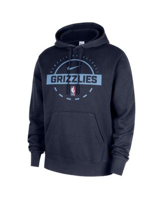 Men's Navy Memphis Grizzlies 2025/26 Authentic Practice Club Pullover Hoodie