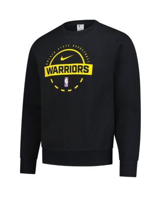 Men's Black Golden State Warriors 2025/26 Authentic Practice Club Sweatshirt